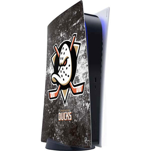 NHL Anaheim Ducks Iced PS5 Digital Edition Console Skin