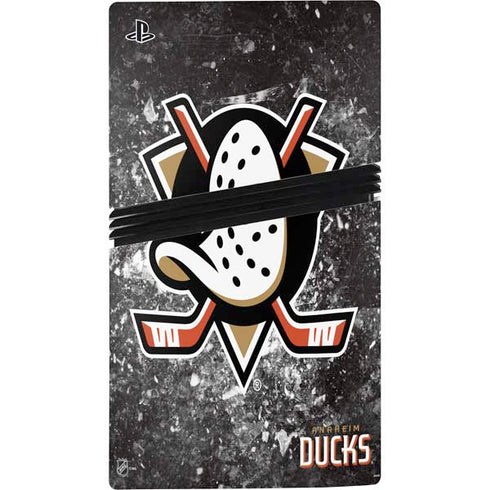 NHL Anaheim Ducks Iced PS5 Pro Disk Bundle Skin