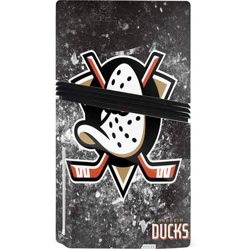 NHL Anaheim Ducks Iced PS5 Pro Disk Console Skin