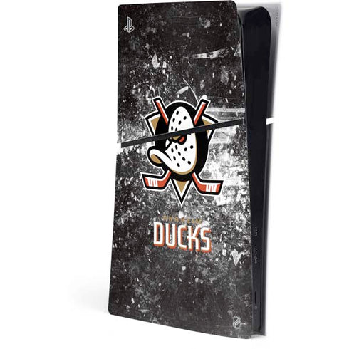 NHL Anaheim Ducks Iced PS5 Slim Digital Edition Console Skin