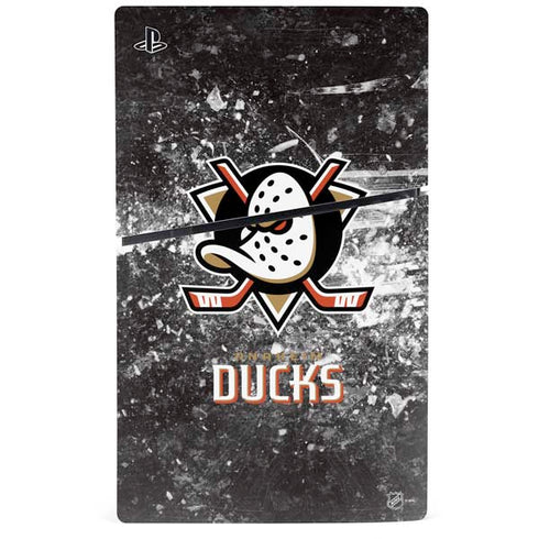 NHL Anaheim Ducks Iced PS5 Slim Digital Edition Console Skin