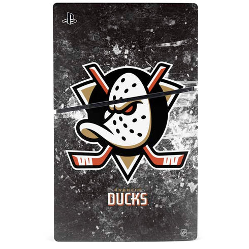 NHL Anaheim Ducks Iced PS5 Slim Disk Console Skin