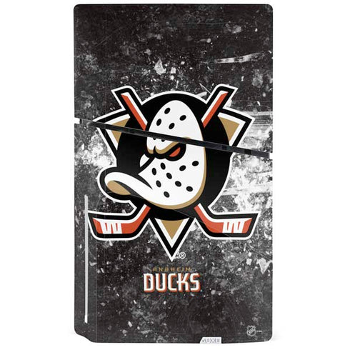 NHL Anaheim Ducks Iced PS5 Slim Disk Console Skin