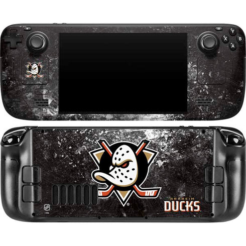 NHL Anaheim Ducks Iced Steam Deck Handheld Gaming Computer OLED Skin