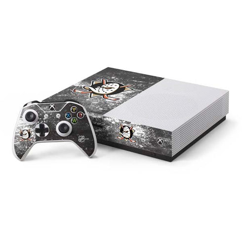NHL Anaheim Ducks Iced Xbox One S Console and Controller Bundle Skin