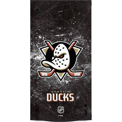 NHL Anaheim Ducks Iced XBox Series X Digital Edition Console Skin