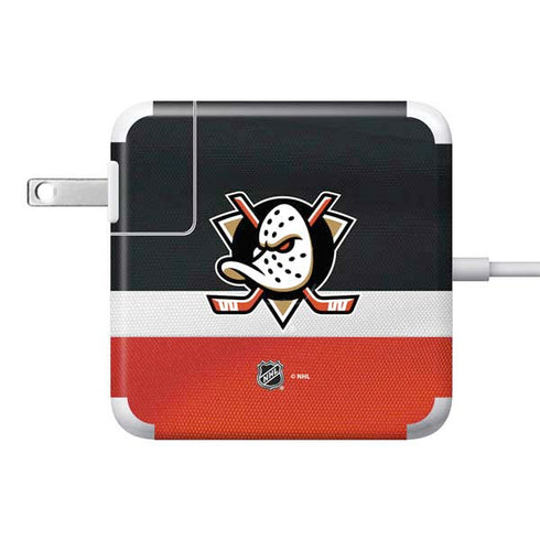 NHL Anaheim Ducks Jersey 85W Power Adapter (15 and 17 inch MacBook Pro Charger) Skin