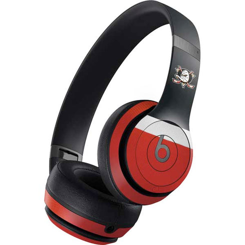 NHL Anaheim Ducks Jersey Beats Solo 4 Wireless Headphones Skin