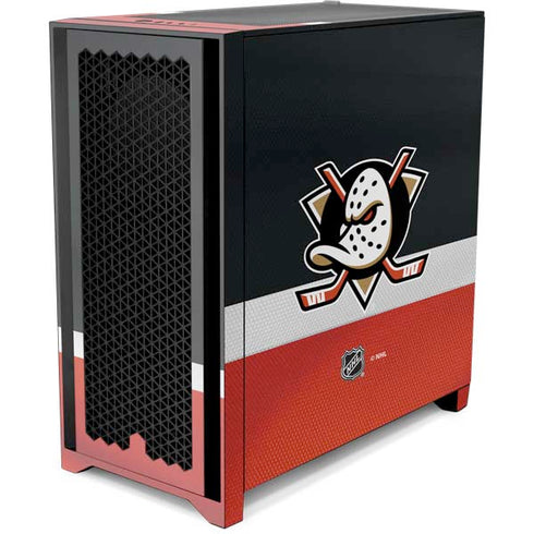 NHL Anaheim Ducks Jersey Corsair 4000D Tempered Glass Mid-Tower ATX Case Skin