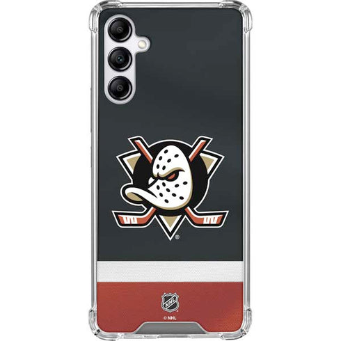 NHL Anaheim Ducks Jersey Galaxy A14 5G Clear Case