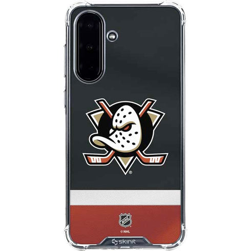NHL Anaheim Ducks Jersey Galaxy A36 5G Clear Case