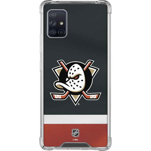 NHL Anaheim Ducks Jersey Galaxy A51 5G Clear Case
