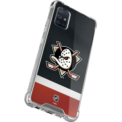 NHL Anaheim Ducks Jersey Galaxy A51 5G Clear Case
