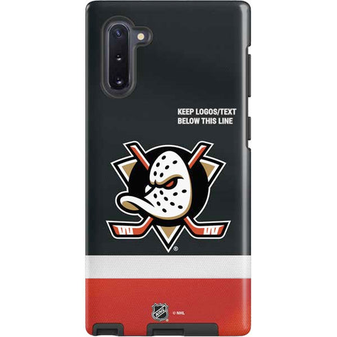 NHL Anaheim Ducks Jersey Galaxy Note 10 Pro Case