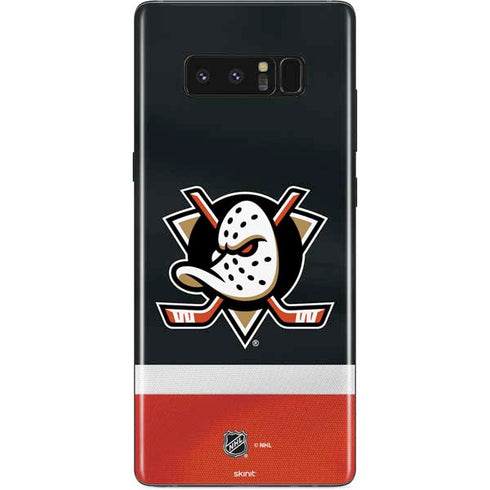 NHL Anaheim Ducks Jersey Galaxy Note 8 Skin