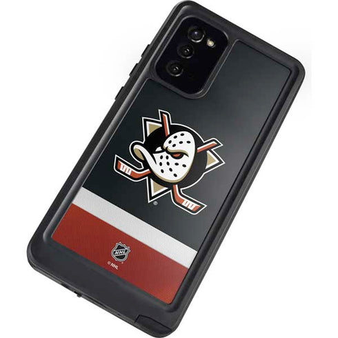 NHL Anaheim Ducks Jersey Galaxy Note20 5G Waterproof Case