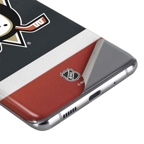 NHL Anaheim Ducks Jersey Galaxy S20 Skin