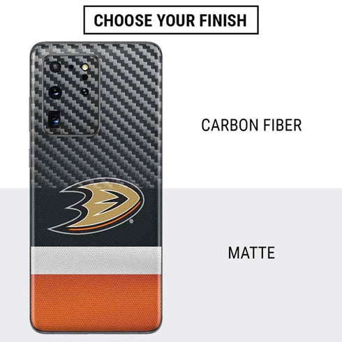 NHL Anaheim Ducks Jersey Galaxy S20 Ultra 5G Skin