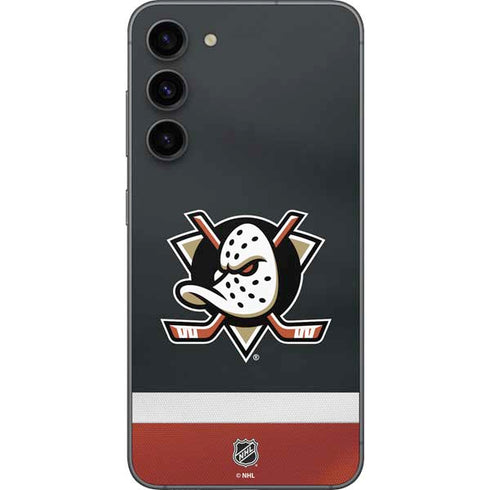 NHL Anaheim Ducks Jersey Galaxy S23 Plus Skin
