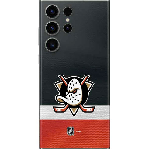 NHL Anaheim Ducks Jersey Galaxy S23 Ultra Skin