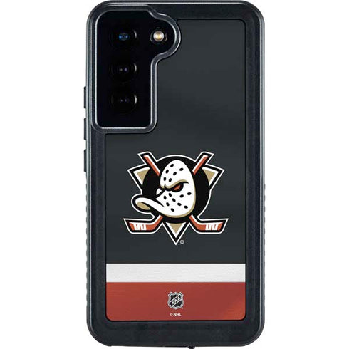 NHL Anaheim Ducks Jersey Galaxy S23 Waterproof Case