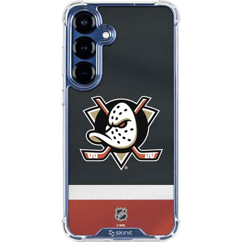 NHL Anaheim Ducks Jersey Galaxy S25 Clear Case
