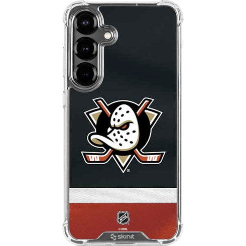 NHL Anaheim Ducks Jersey Galaxy S26 Clear Case
