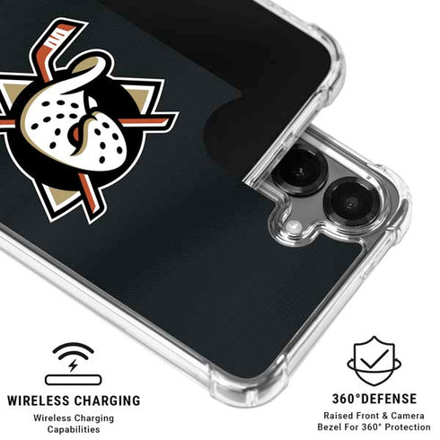 NHL Anaheim Ducks Jersey Galaxy S26 Plus Clear Case