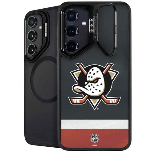 NHL Anaheim Ducks Jersey Galaxy S26 Plus Kickstand Case