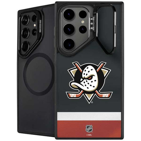 NHL Anaheim Ducks Jersey Galaxy S26 Ultra Kickstand Case
