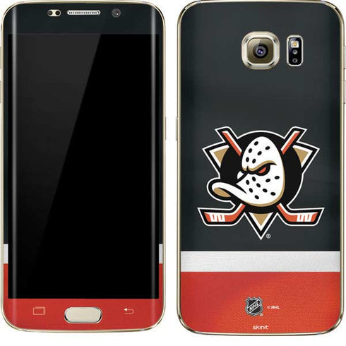 NHL Anaheim Ducks Jersey Galaxy S7 Edge Skin
