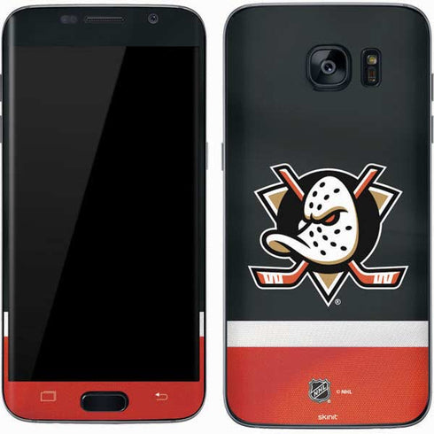 NHL Anaheim Ducks Jersey Galaxy S7 Skin