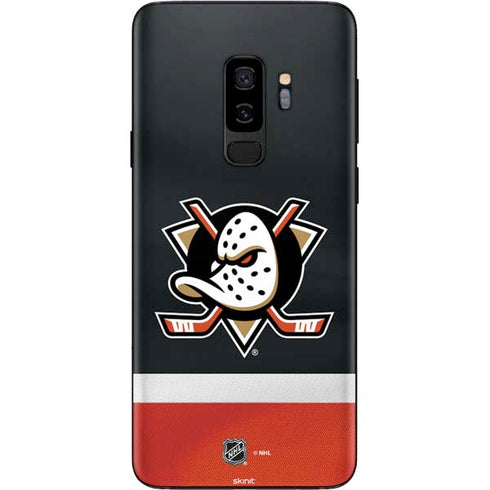 NHL Anaheim Ducks Jersey Galaxy S9 Plus Skin