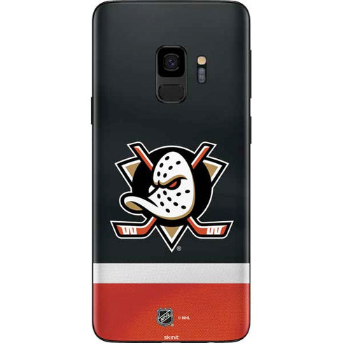 NHL Anaheim Ducks Jersey Galaxy S9 Skin