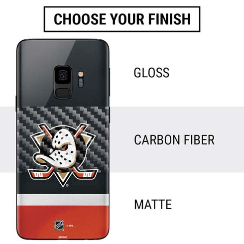 NHL Anaheim Ducks Jersey Galaxy S9 Skin