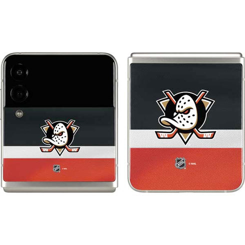 NHL Anaheim Ducks Jersey Galaxy Z Flip3 5G Skin