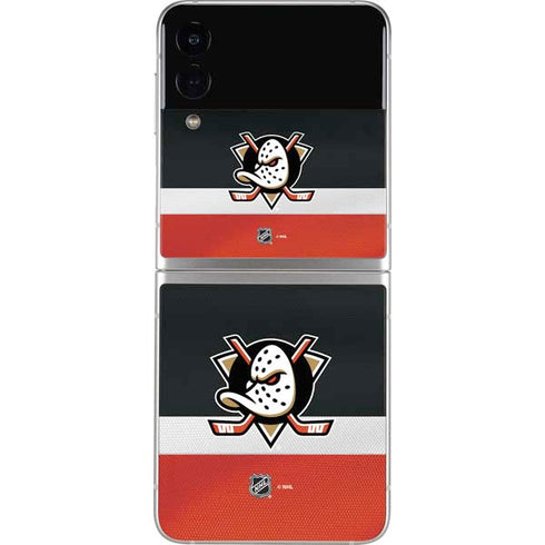 NHL Anaheim Ducks Jersey Galaxy Z Flip3 5G Skin