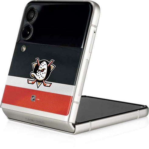 NHL Anaheim Ducks Jersey Galaxy Z Flip3 5G Skin