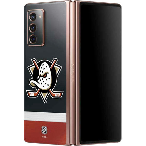 NHL Anaheim Ducks Jersey Galaxy Z Fold2 5G Skin