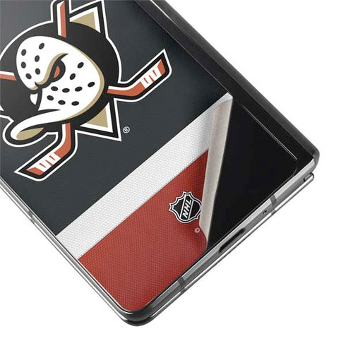 NHL Anaheim Ducks Jersey Galaxy Z Fold2 5G Skin