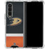 NHL Anaheim Ducks Jersey Galaxy Z Fold4 5G Clear Case