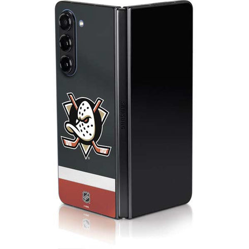 NHL Anaheim Ducks Jersey Galaxy Z Fold5 5G Skin