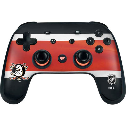 NHL Anaheim Ducks Jersey Google Stadia Controller Skin