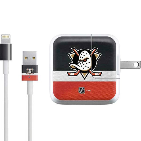 NHL Anaheim Ducks Jersey iPad Charger (10W USB) Skin