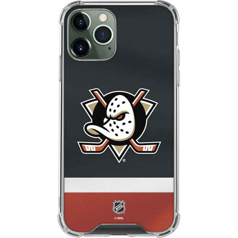 NHL Anaheim Ducks Jersey iPhone 12 Pro Max Clear Case