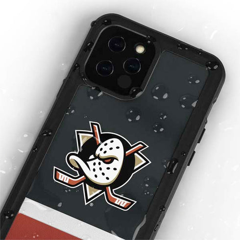 NHL Anaheim Ducks Jersey iPhone 12 Pro Waterproof Case