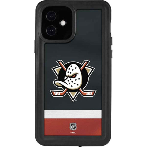 NHL Anaheim Ducks Jersey iPhone 12 Waterproof Case