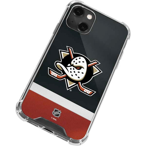 NHL Anaheim Ducks Jersey iPhone 13 Mini Clear Case