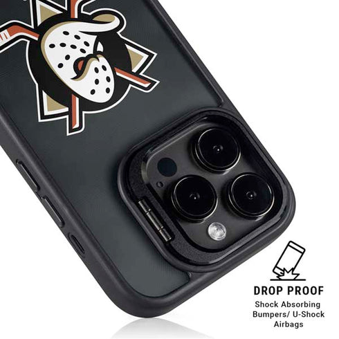 NHL Anaheim Ducks Jersey iPhone 14 Pro Max Kickstand Case