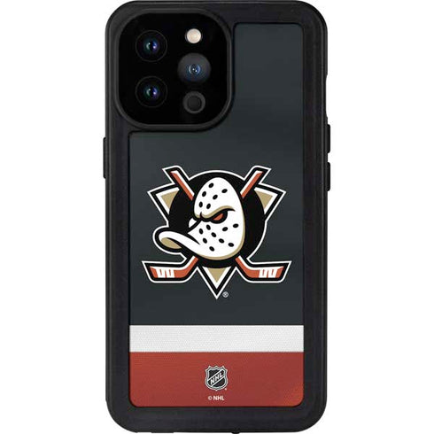 NHL Anaheim Ducks Jersey iPhone 14 Pro Max Waterproof Case
